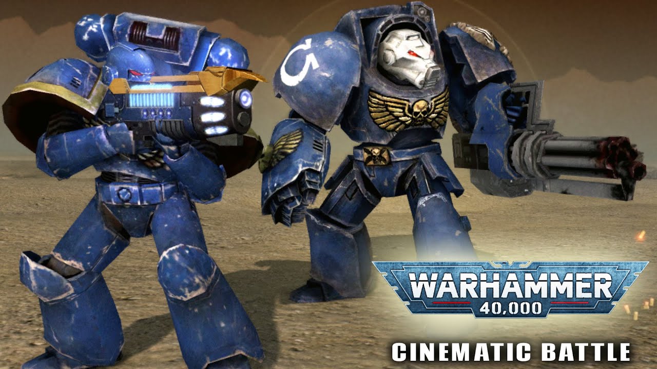 ULTRAMARINES vs NECRONS - Cinematic Battle | Men of War: Warhammer 40k Mod