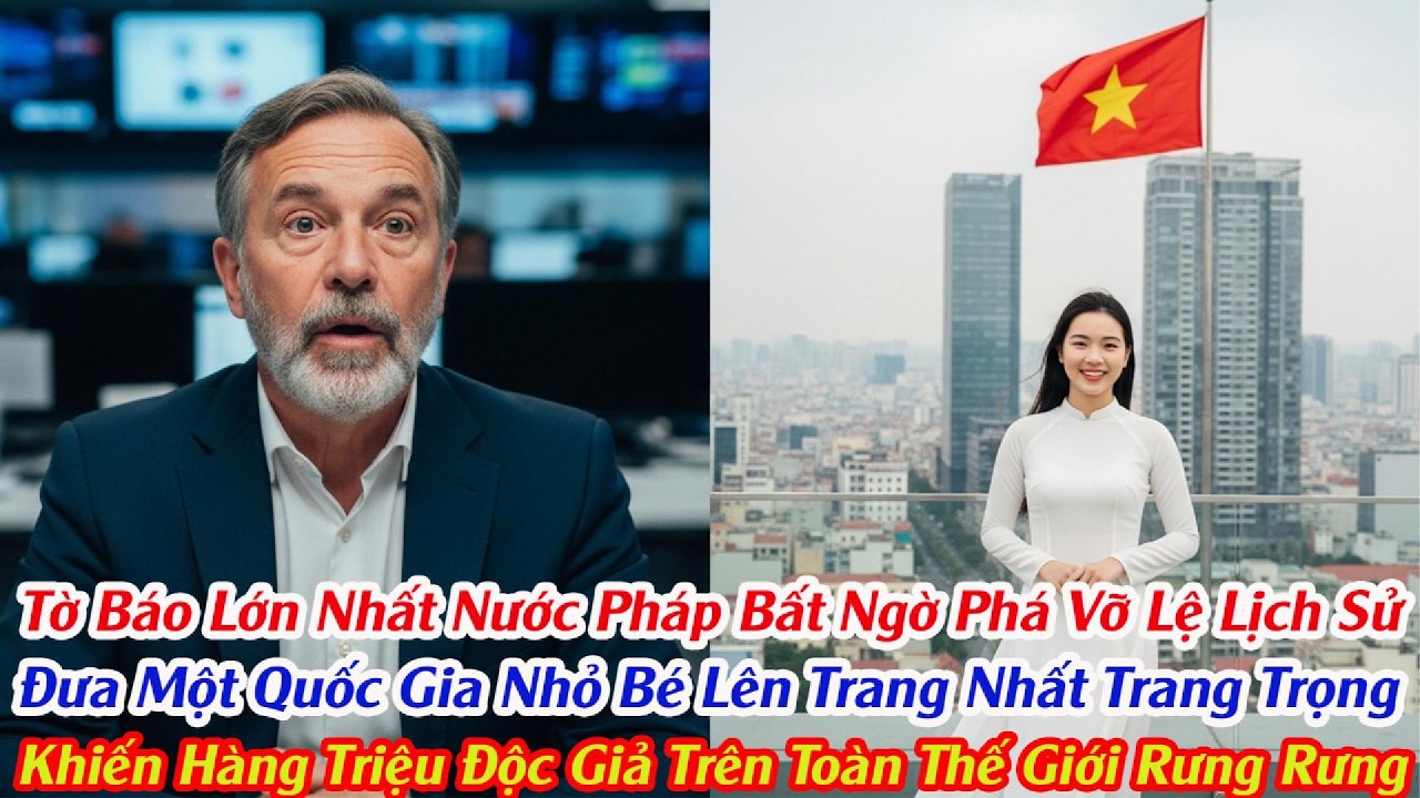 Câu Chuyện Chưa Kể: Tại Sao Tờ Báo Lớn Nhất Nước Pháp Lại Tôn Vinh Việt Nam Trên Trang Nhất ?