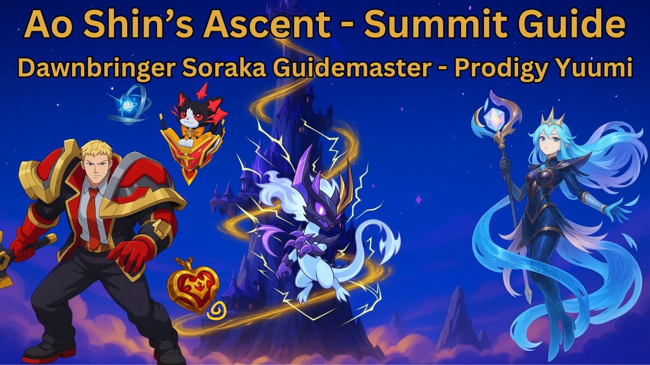 TFT Set 15 Ao Shin’s Ascent | Dawnbringer Soraka Summit Guidemaster | Prodigy Yuumi Carry