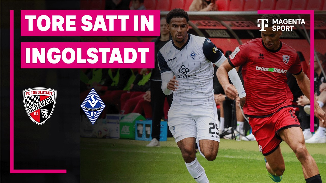 FC Ingolstadt 04 vs. SV Waldhof Mannheim - Game Highlights