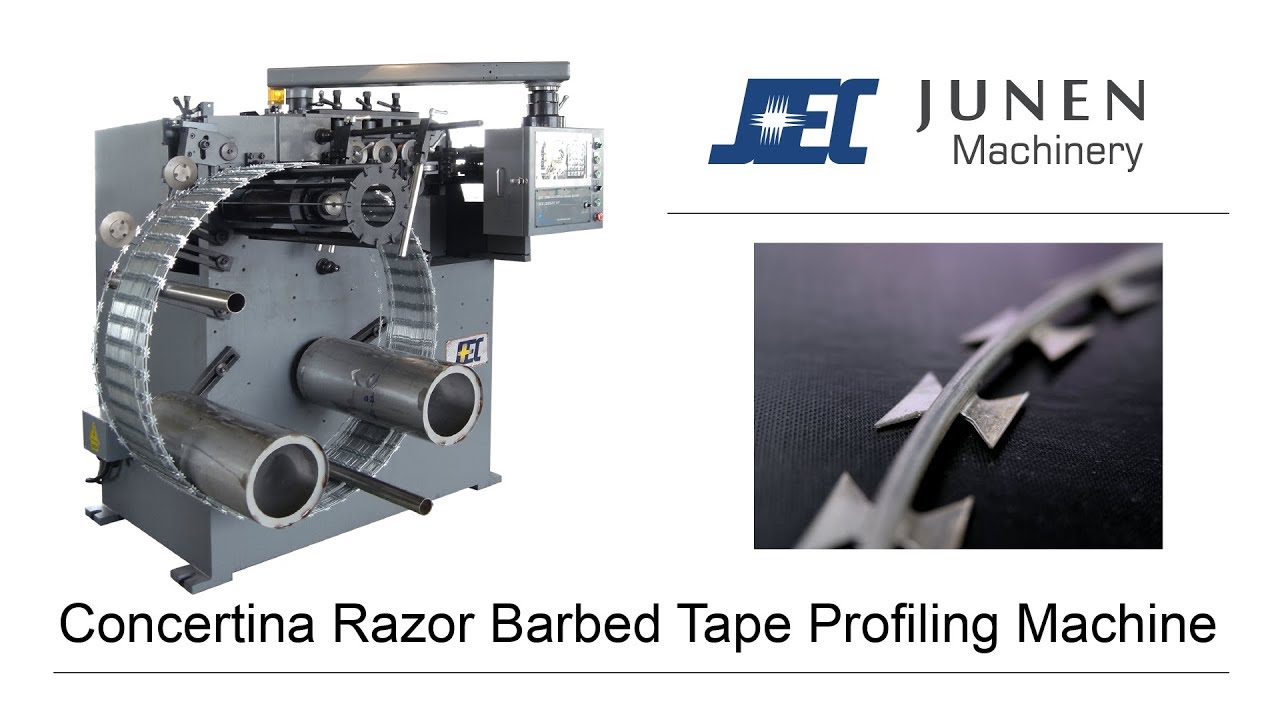 Concertina Razor Barbed Tape Profiling Machine - JUNEN