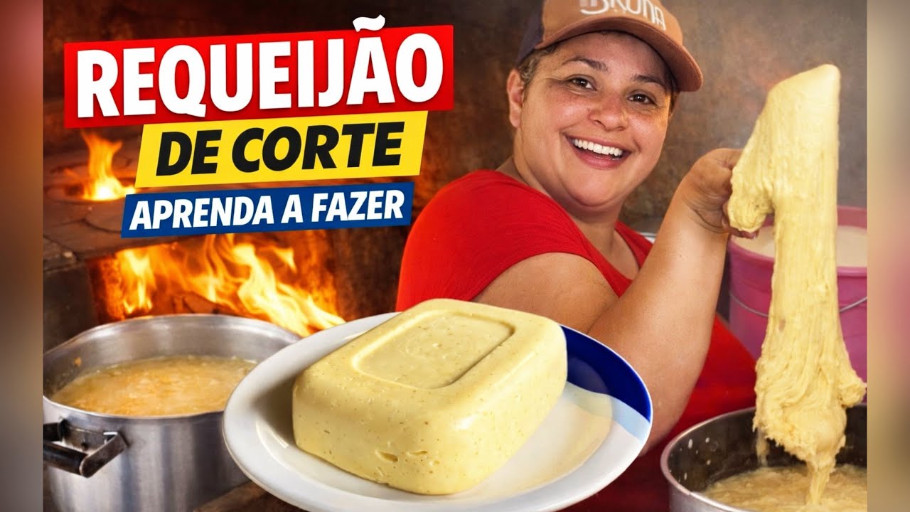 REQUEIJÃO DE CORTE (CAIPIRA) PASSO A PASSO/ VERDADEIRO/ DELICIOSO😋 