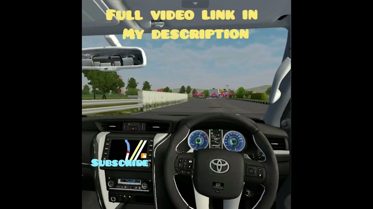 Fortuner gr sport mod released download now(bus simulator Indonesia mod)