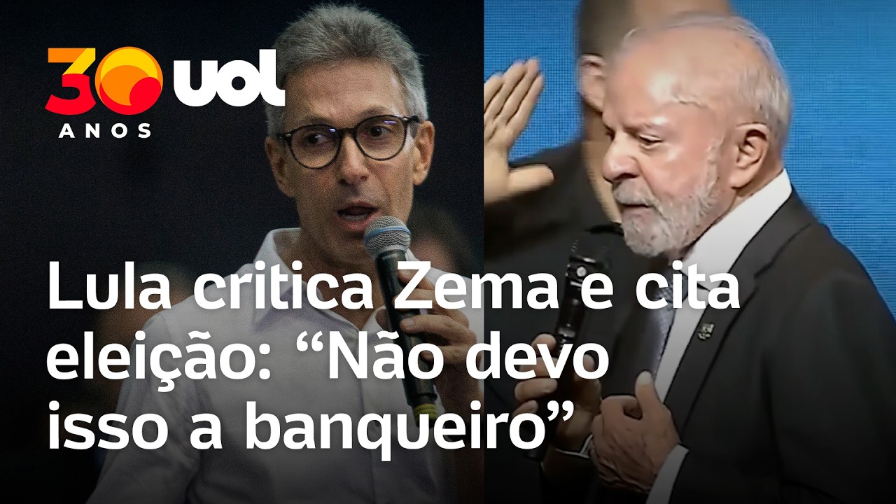 Lula critica Zema por não ter apresentado projeto para prevenir enchentes em Minas Gerais