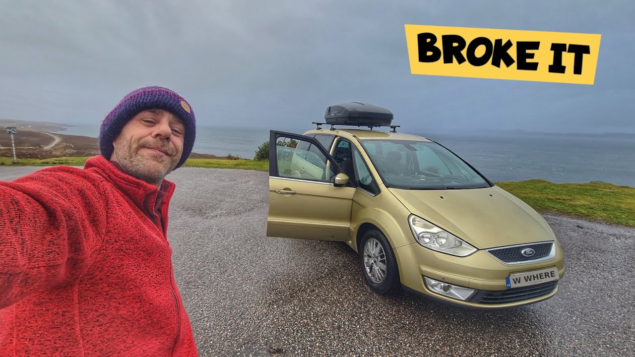 Testing My Winter Setup and Everythings Breaking ( Car Camping Scotland )