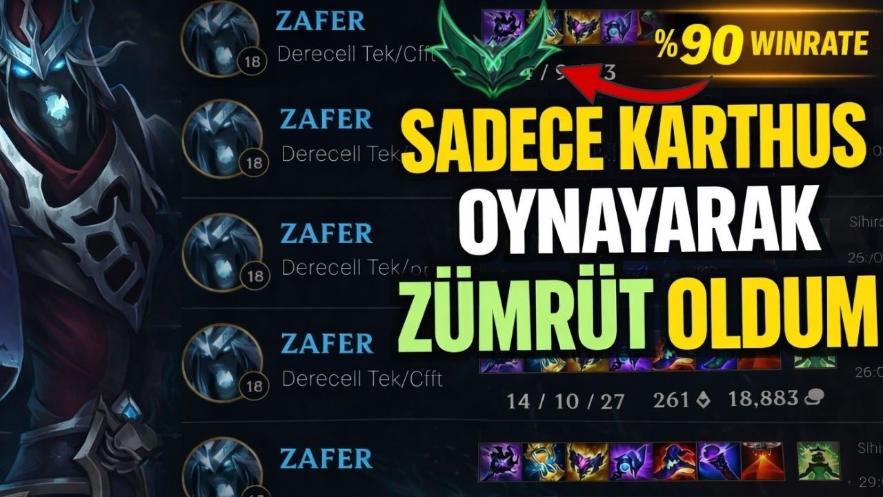 SADECE KARTHUS OYNAYARAK MASTER A KASIYORUZ