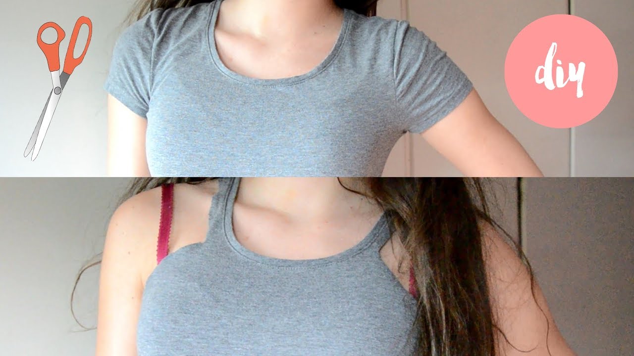 DIY: EEN TOP MAKEN VAN EEN T-SHIRT ⭐GirlsceneNL