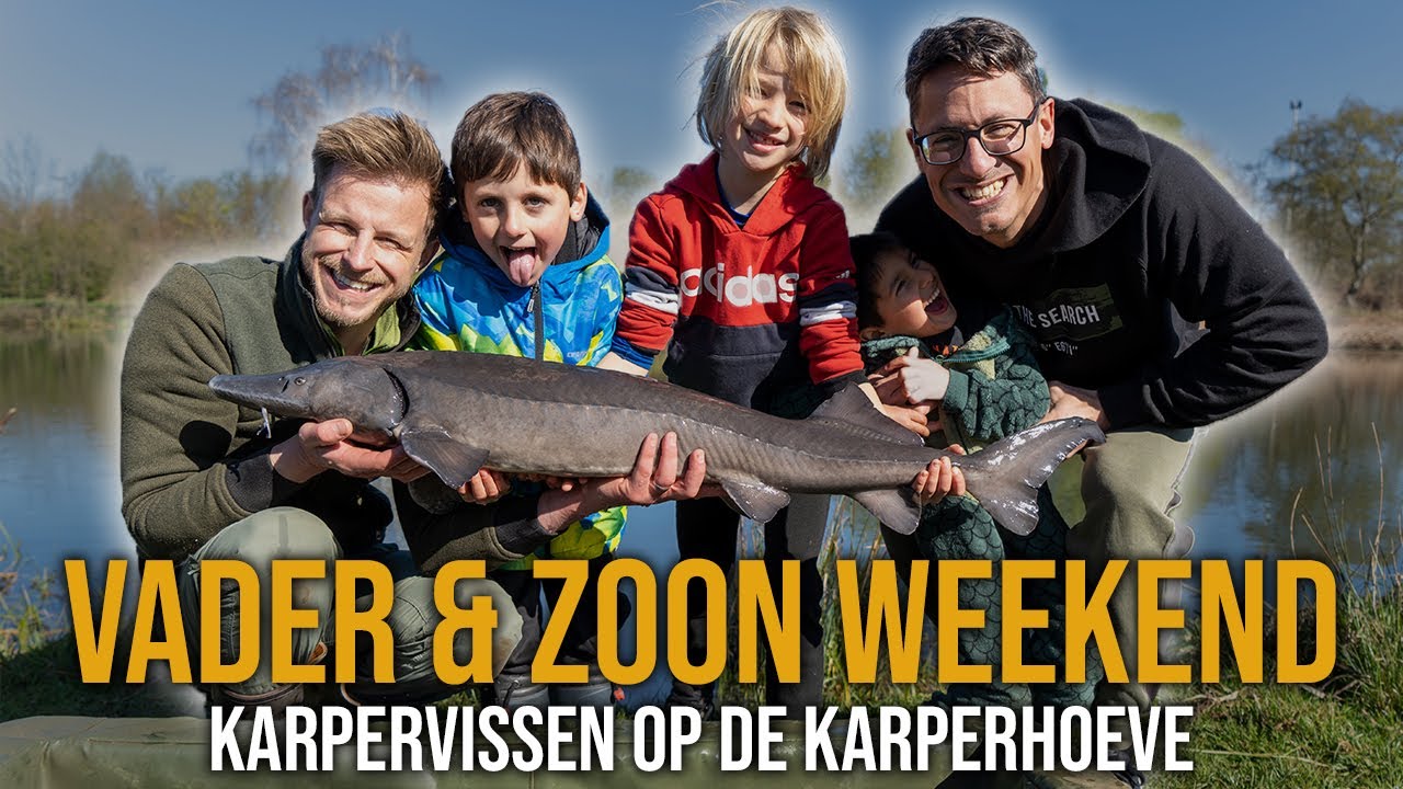 Michiel Pilaar & Bas van Klaveren karpervissen met hun zoontjes op Raiden' s Lake 🔥