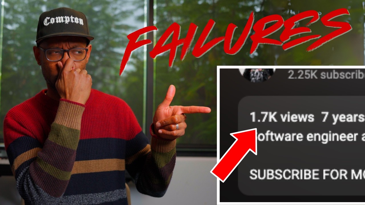 Как выглядят 7 лет НЕУДАЧ на YouTube…