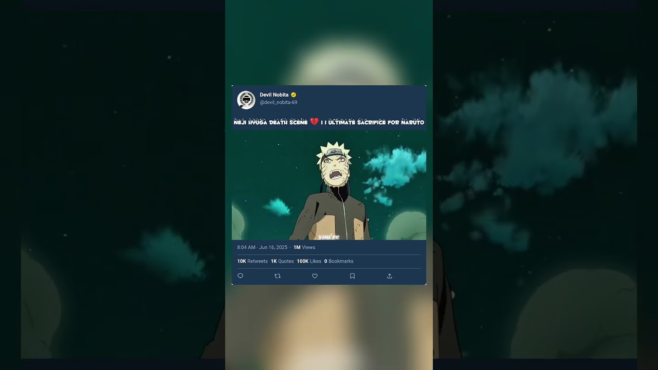 Neji Hyuga&rsquo;s Death 💔 | Naruto Shippuden Episode 364 | Heartbreaking Sacrifice 😢#anime #naruto