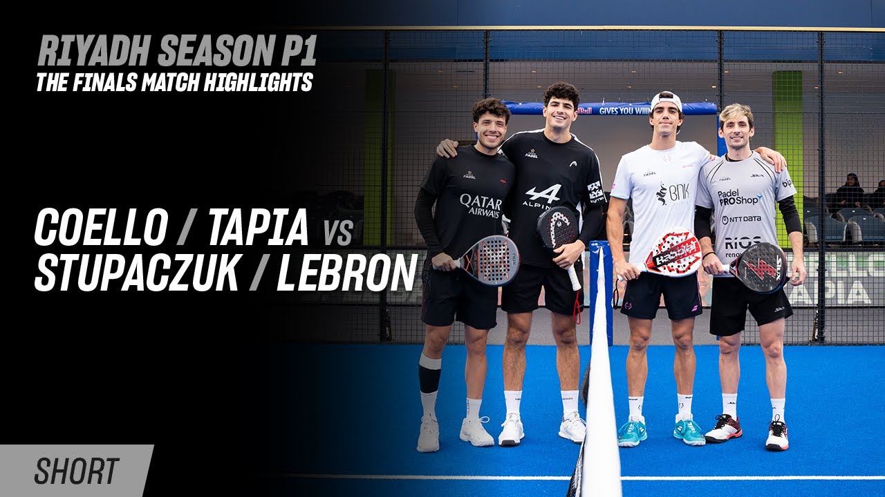 Riyadh Season Premier Padel P1 🇸🇦🎾 Coello / Tapia vs. Stupaczuk / Lebron (Men's Final Highlight)