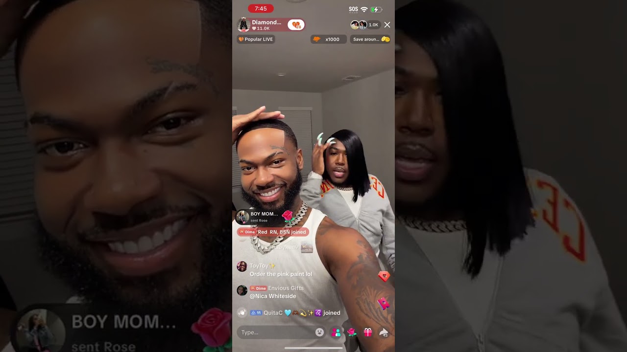 Nupe live helping his man Saucy Santana set up his streaming room