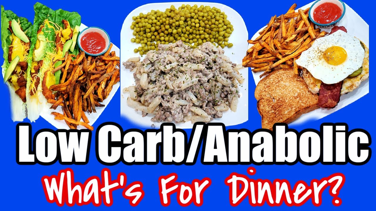 WHATS FOR DINNER | EASY LOW CALORIE MEALS | NICOLE BURGESS ANABOLIC DIET