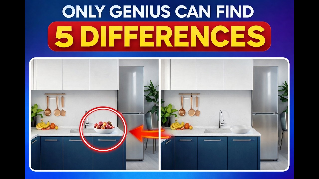 How Many Differences Can YOU Find? Fun for Everyone!