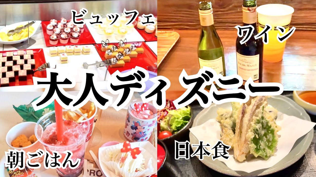 【飲酒&爆食】これぞ超大人なディズニーランド1日旅🍺🍔✨