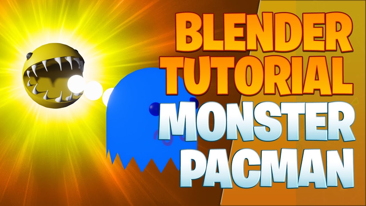 Monster Pacman Blender Tutorial