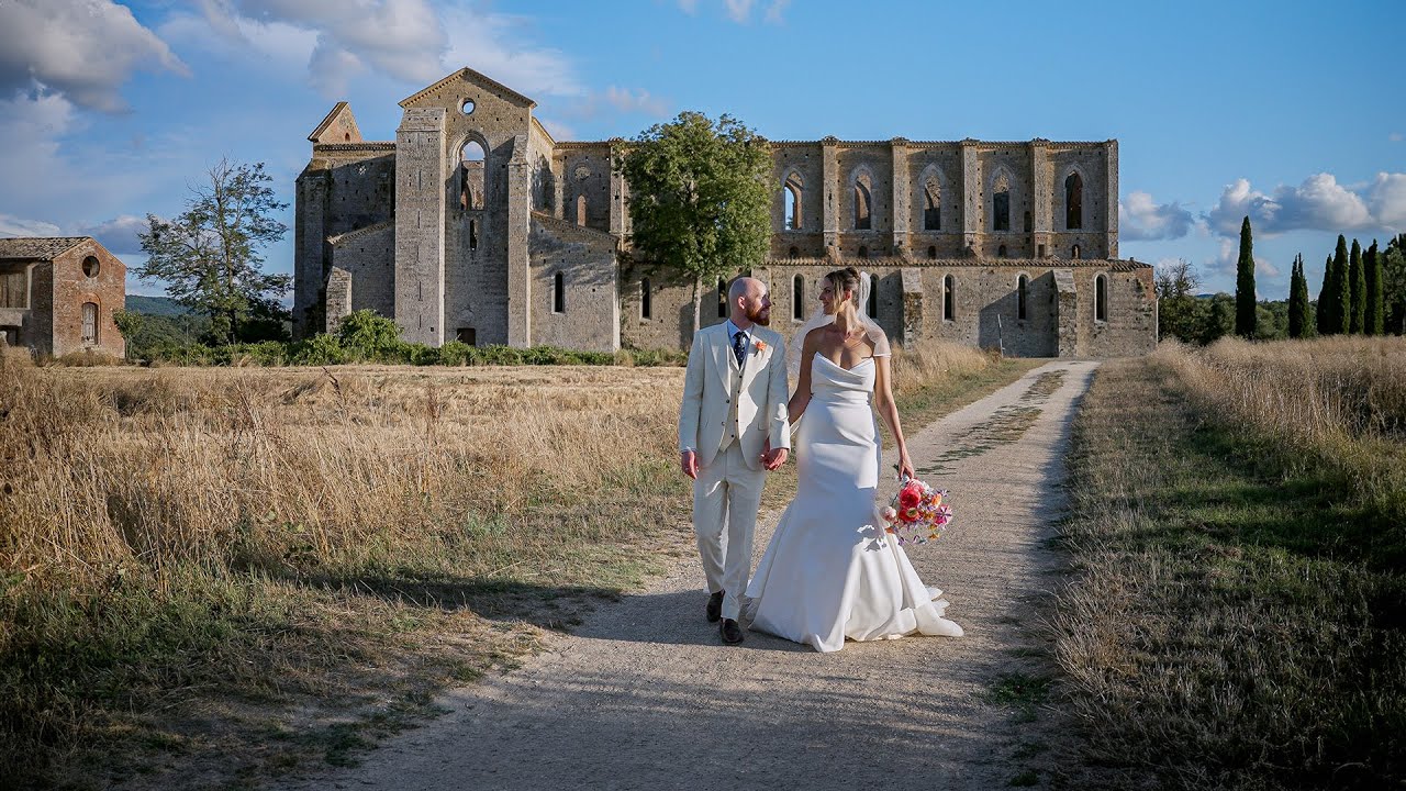 Wedding Video Abbazia  Di  San Galgano Siena Tuscany
