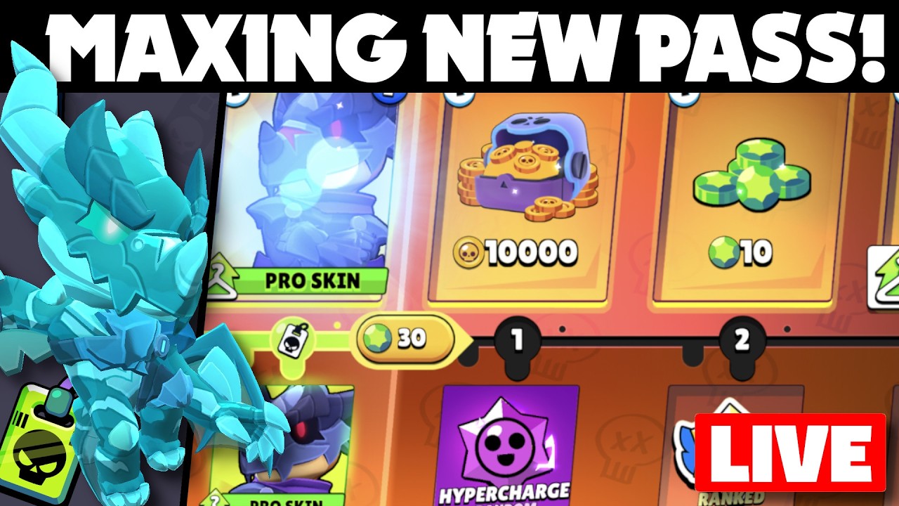 Maxing NEW Pro Pass! Ranked Grind in Brawl Stars! | use code: stormi