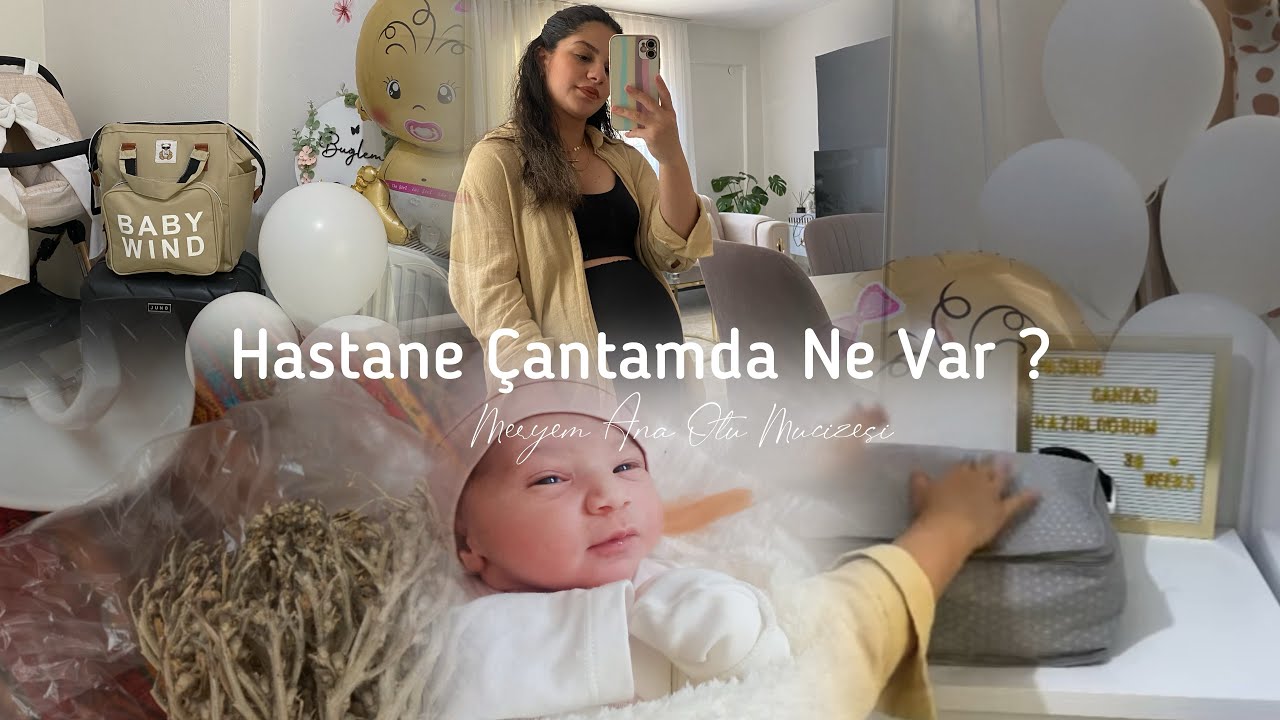 Vlog | Doğum çantası,hastane çantamda neler var?Meryem ana otu? #vlog #shortsvideo #günlükvlog