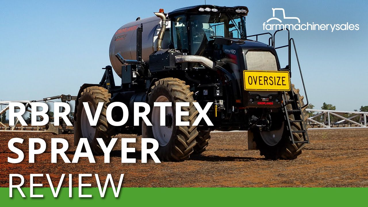 RBR Vortex Sprayer Launch Review |  The 9400-litre self-propelled sprayer has arrived in Australia