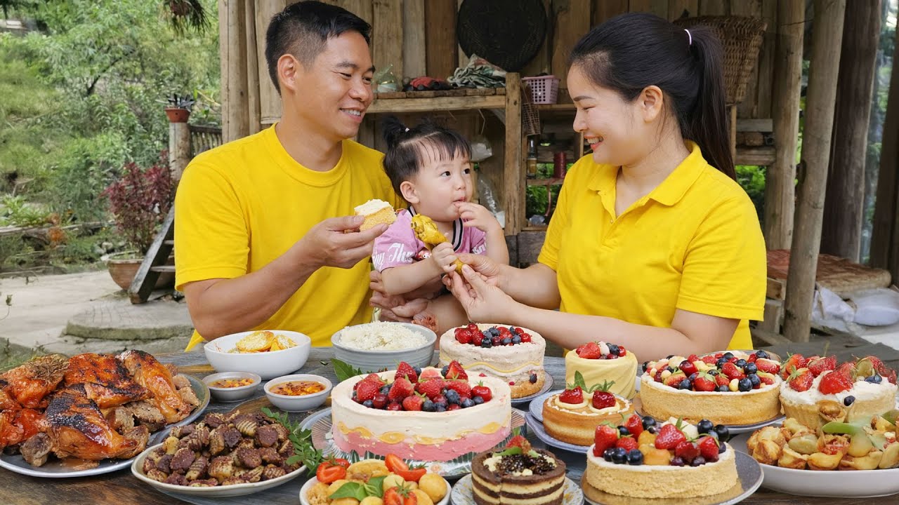 How to Make a Cream Cake and Grilled Meat to Welcome My Husband’s Friends