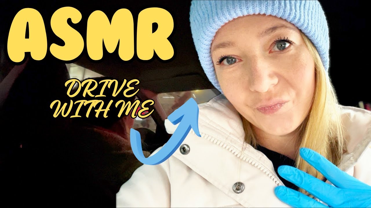 POV ASMR AUTOFAHRT 🚙 WITH GLOVES AND CHEWING GUM | NO TALKING | ASMR DENISE