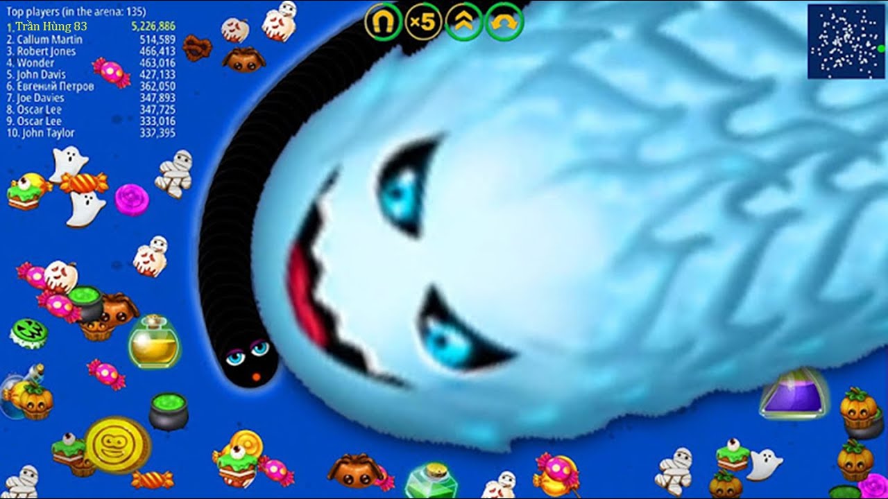 🐍 WORMATE ZONE.IO || Rắn Săn Mồi #672 BIGGEST SNAKE | Epic Worms Zone Best Gameplay | Trần Hùng 83