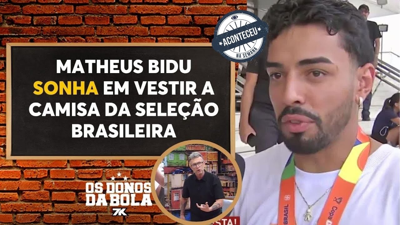 Craque Neto pede desculpas a Bidu, que diz sonhar vestir a camisa da Sele&ccedil;&atilde;o | Aconteceu Na Semana