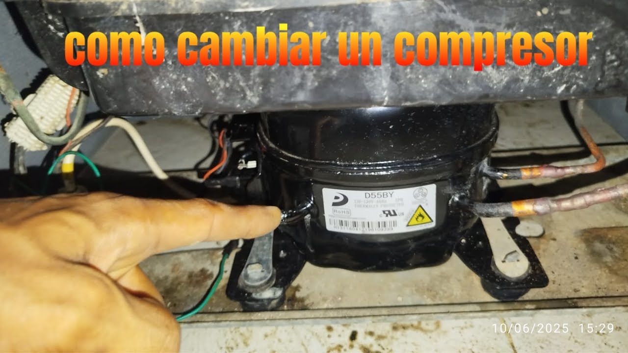&iexcl;As&iacute; cambi&eacute; el compresor de mi nevera en minutos!