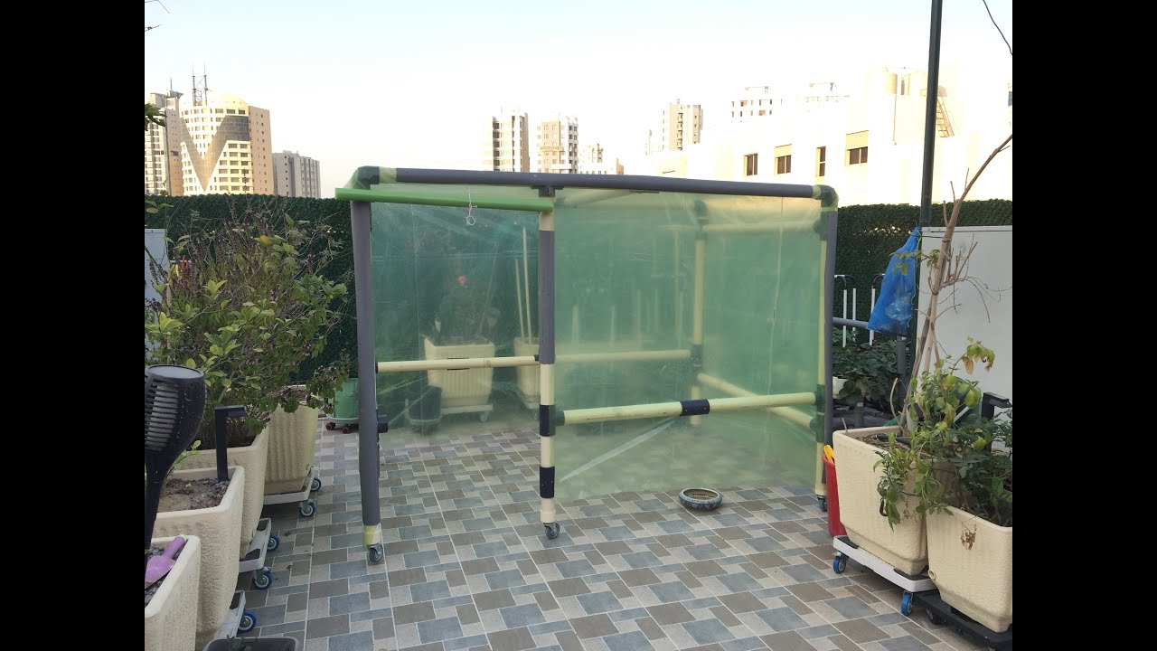 جوله في حديقتي الصغيرة / المحمية الزراعية  ( ١ )Touring in my little garden KW/ greenhouse/ Part 1