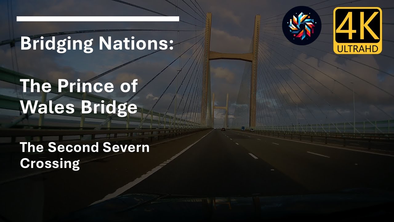 Bridging Nations: The Prince of Wales Bridge (The Second Severn Crossing) | 4K UHD #wales #england
