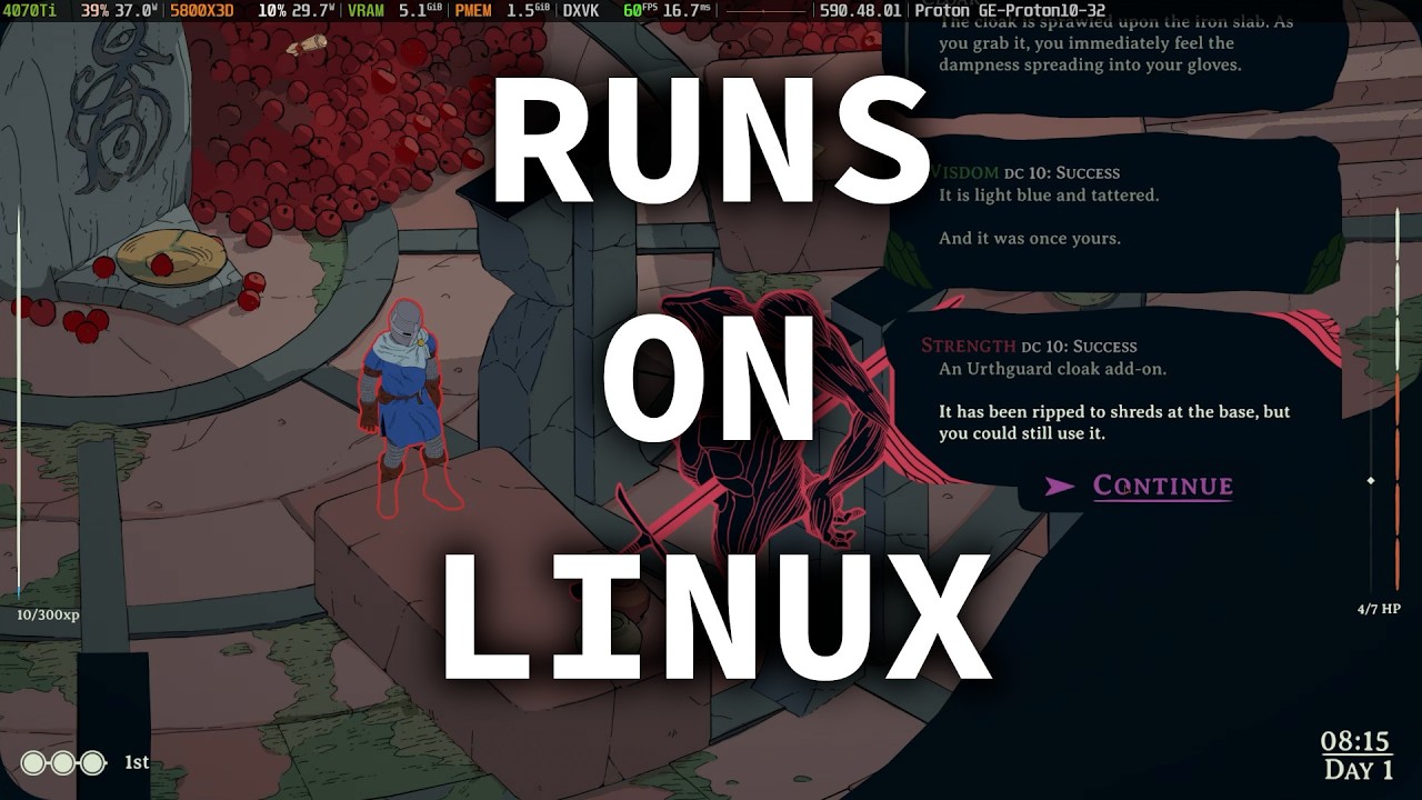 Esoteric Ebb (Demo) Runs on Linux