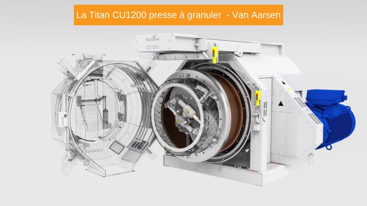 La Titan CU1200 Presse à granuler - Van Aarsen