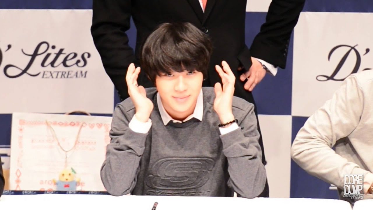 140226 SHINee 스케쳐스 싸인회 태민이 도리도리 TAEM CUTE*^^*