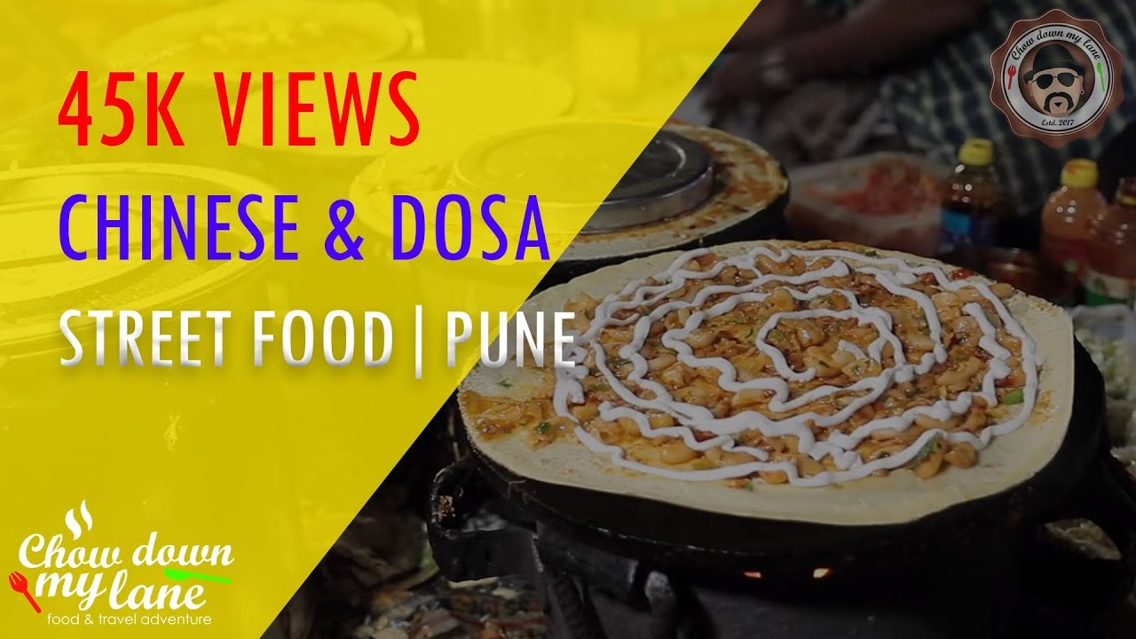 BEST Street Food in Pune || 70 Types of Dosa || Awesome Chinese