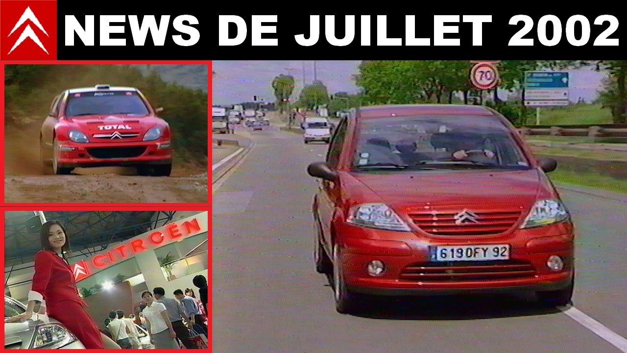 Citroën JTC - Lancement du C8, boîte SensoDrive de la C3, Citroën Chine, rallye de l'Acropole