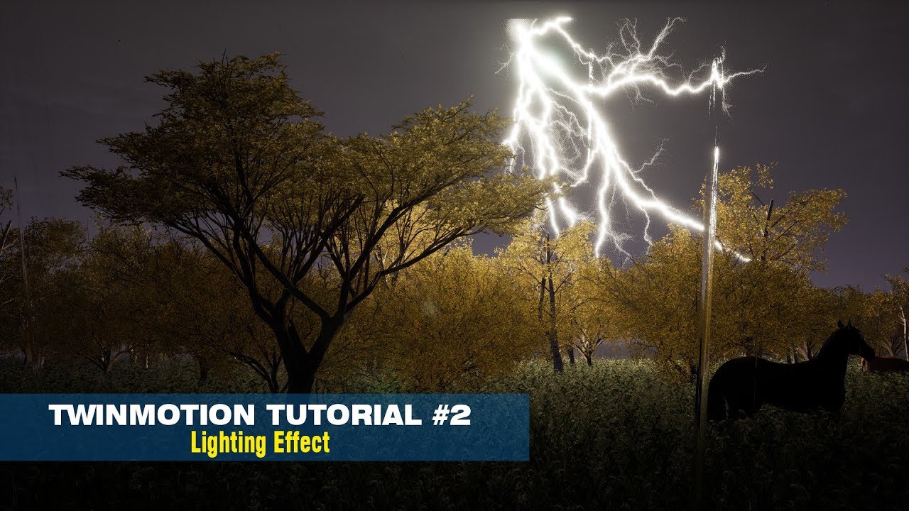 Twinmotion 2018 - Tutorial 2 / Animation Lighting effect