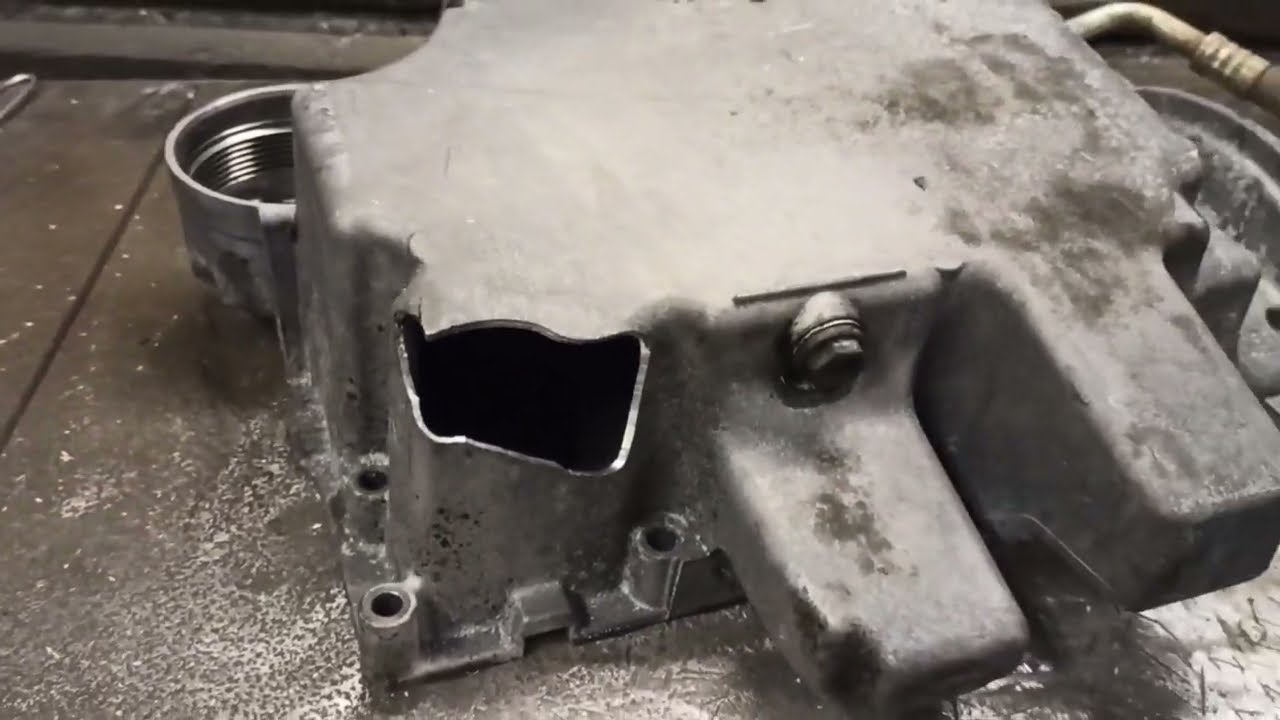 Сварка поддона VOLVO и трубки кондиционера. VIKING HTIG 200P MIX AC/DC PRO.