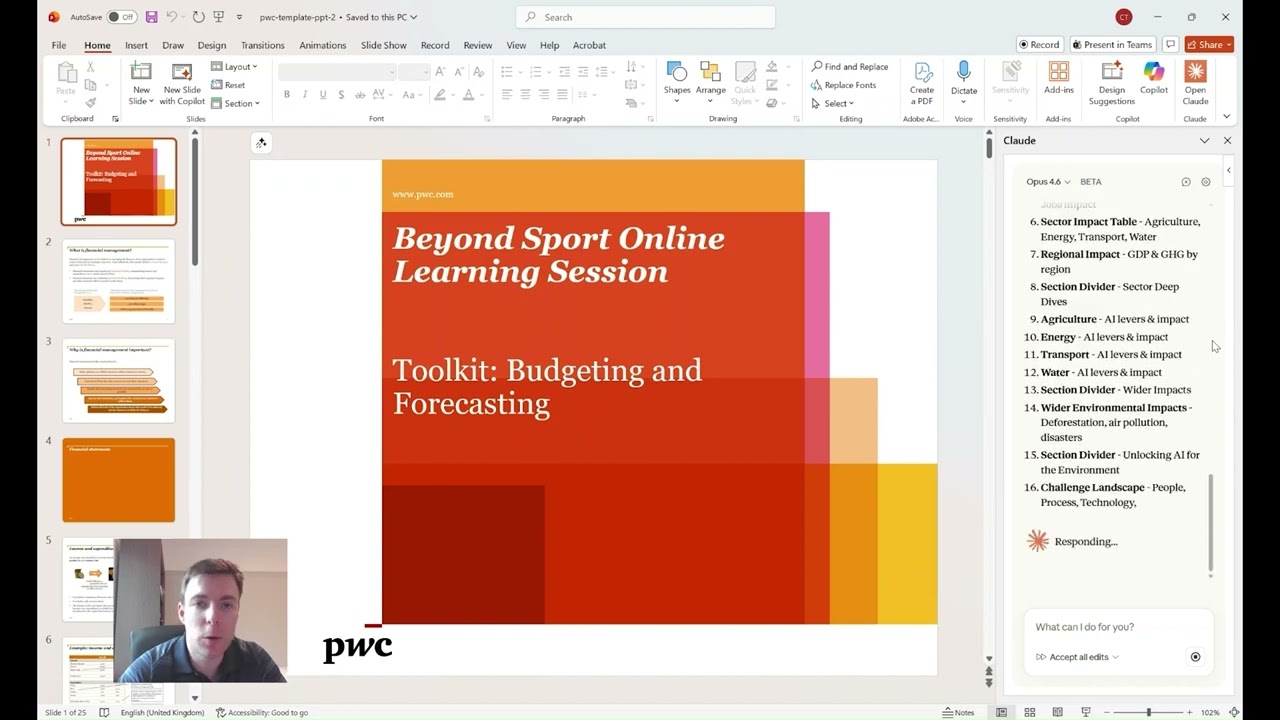 Claude for Powerpoint Demo