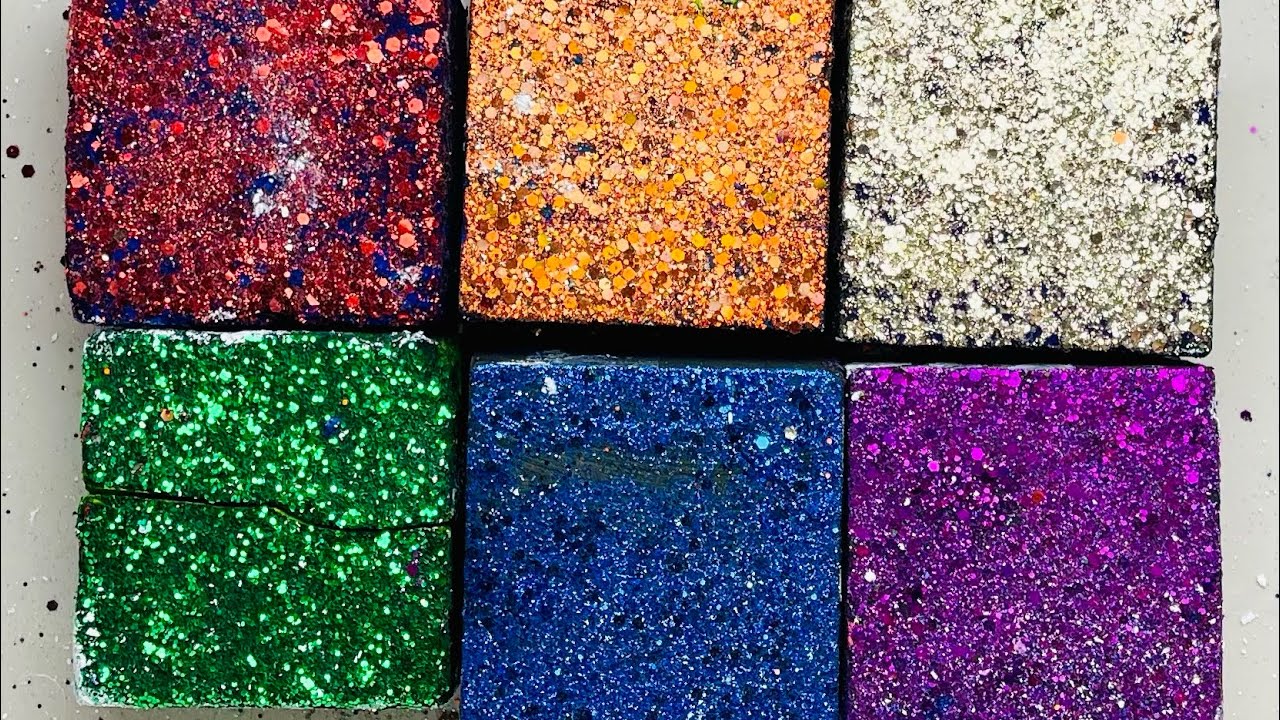 Rainbow Glitter topped dyed Gym Chalk