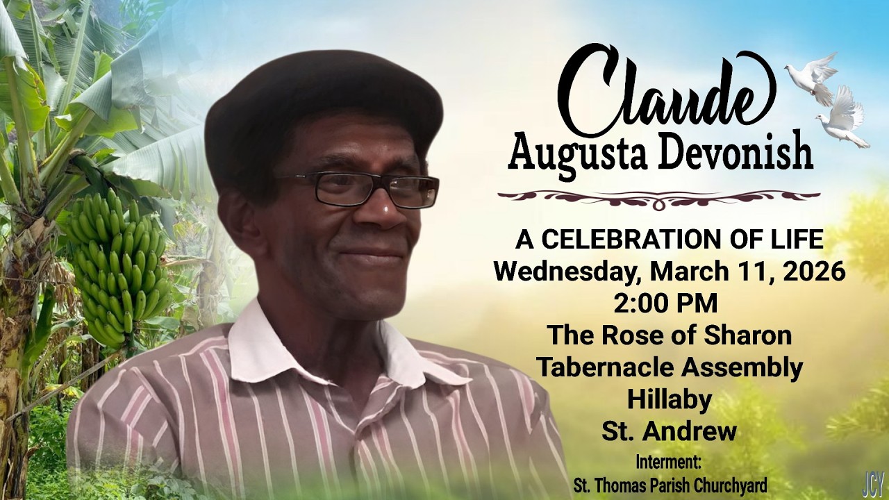 A Service of Thanksgiving Celebrating the life of Claude Devonish