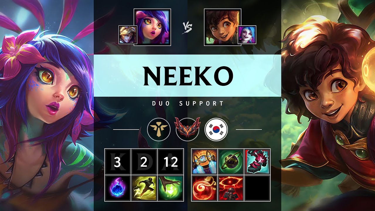Neeko Support vs Milio - KR Grandmaster Patch 25.21