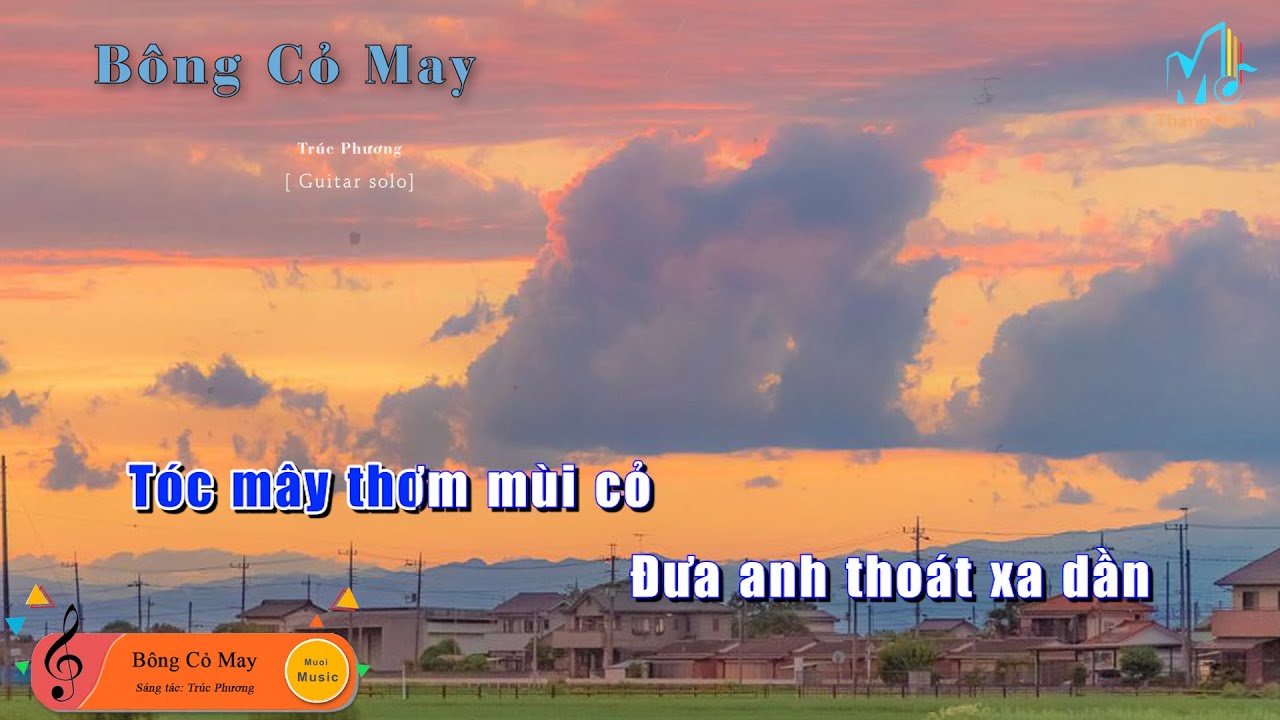 [Karaoke] Bông Cỏ May - (Guitar Solo Beat), Muối Music | Tháng Năm