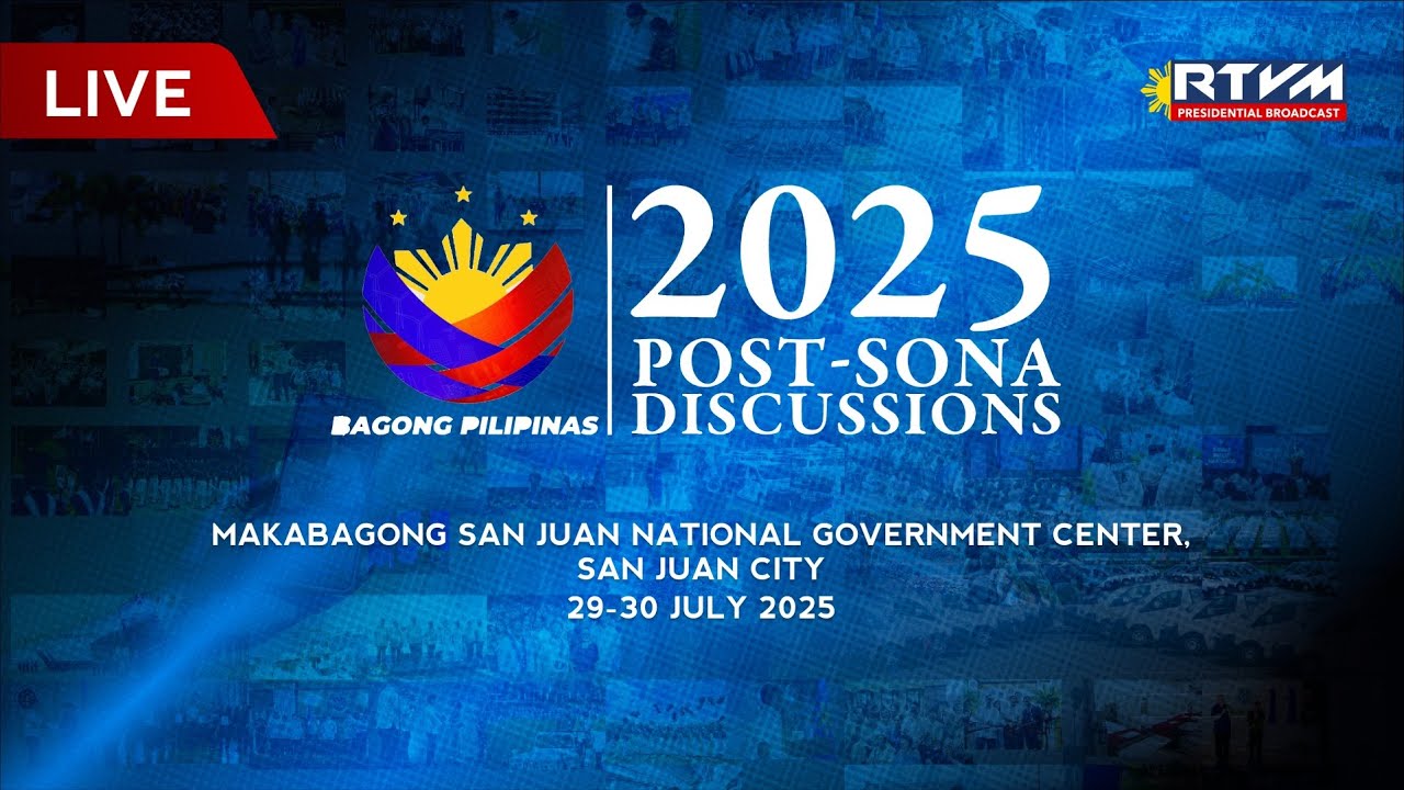 2025 Post-SONA Discussions Session 1: Food Security and Economic Development 07/29/2025