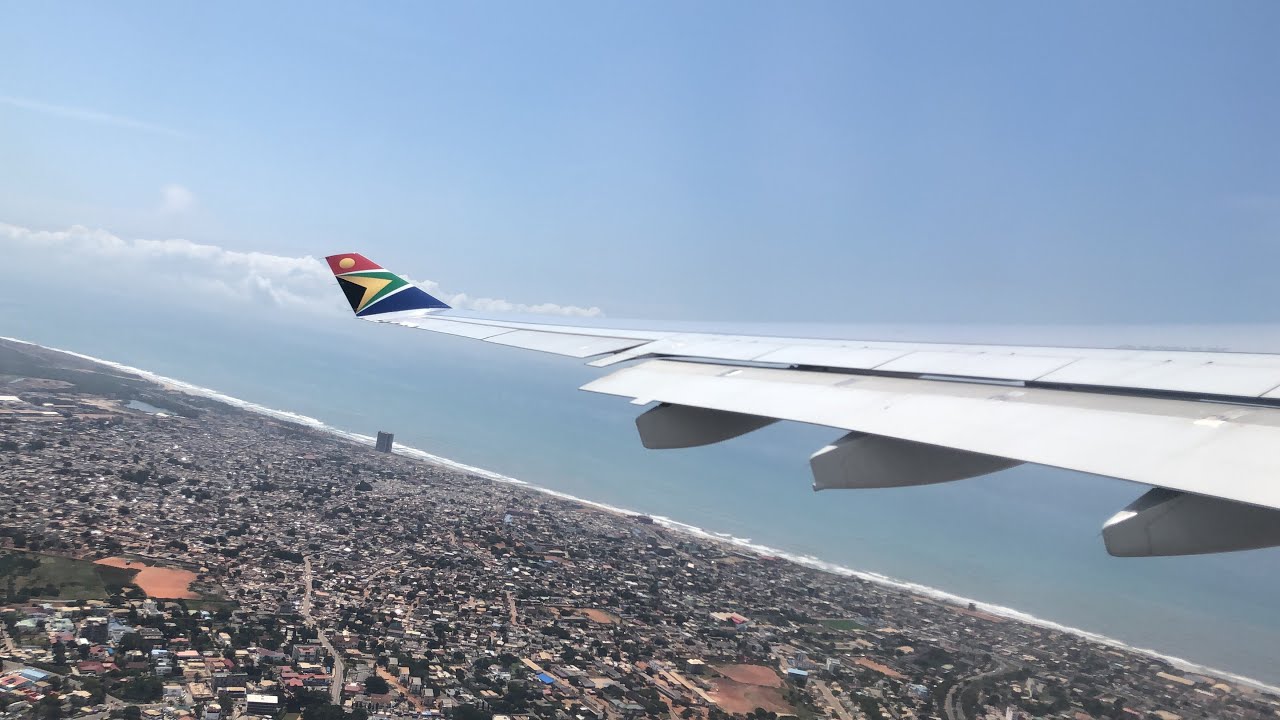 South African Airways A330-300 Massive Take-Off from Accra to Johannesburg