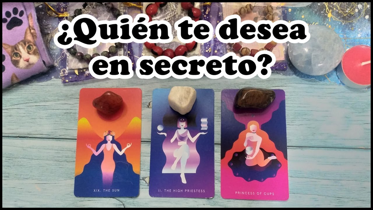 ¿ME DESEA EN SECRETO? 👀 LO QUE SIENTE Y NO TE DICE 🔮 Tarot Interactivo
