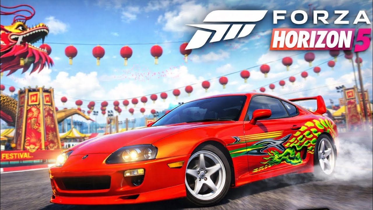 Forza Horizon 5 - FAST AND THE FURIOUS TOYOTA SUPRA RZ 1998!