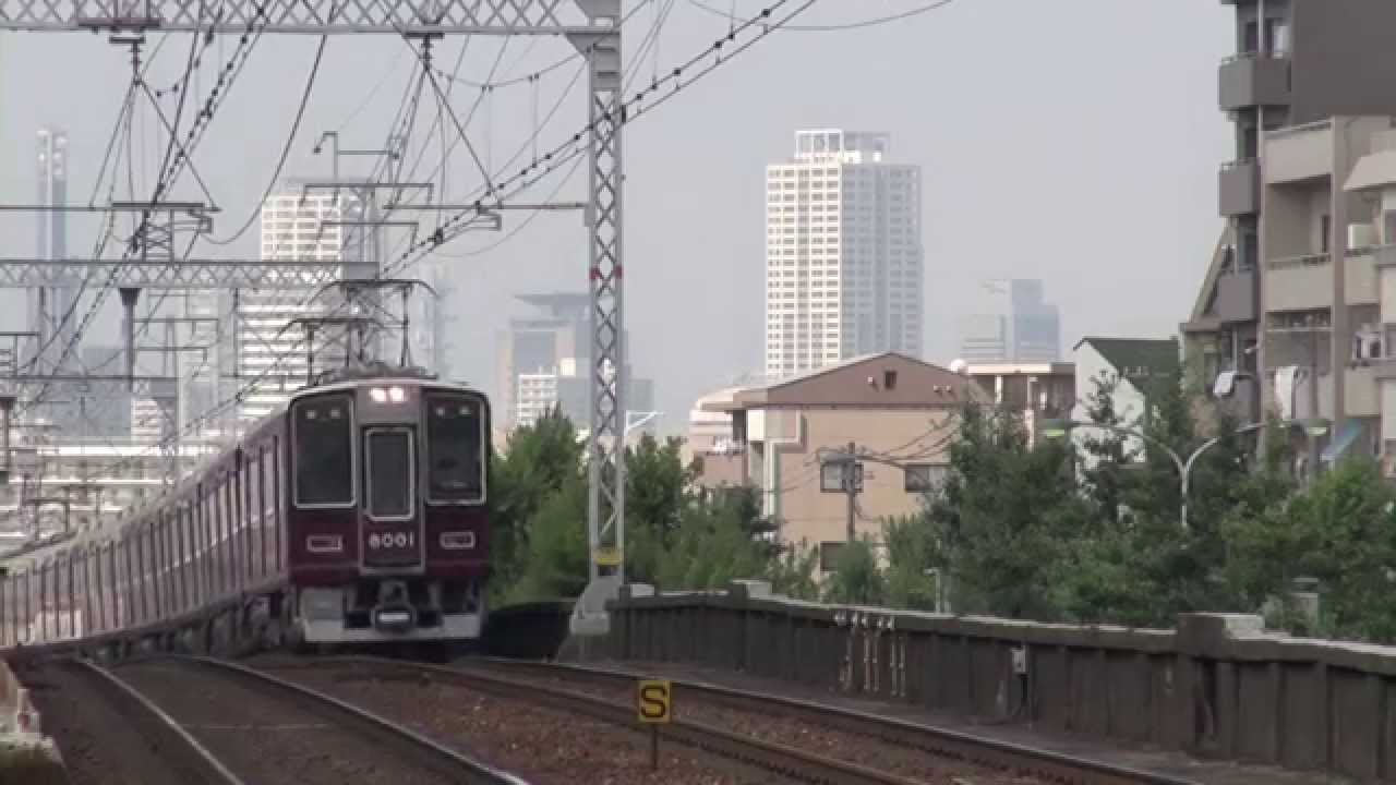 【阪急電鉄】8000系8001F%普通梅田行@王子公園('13/07)