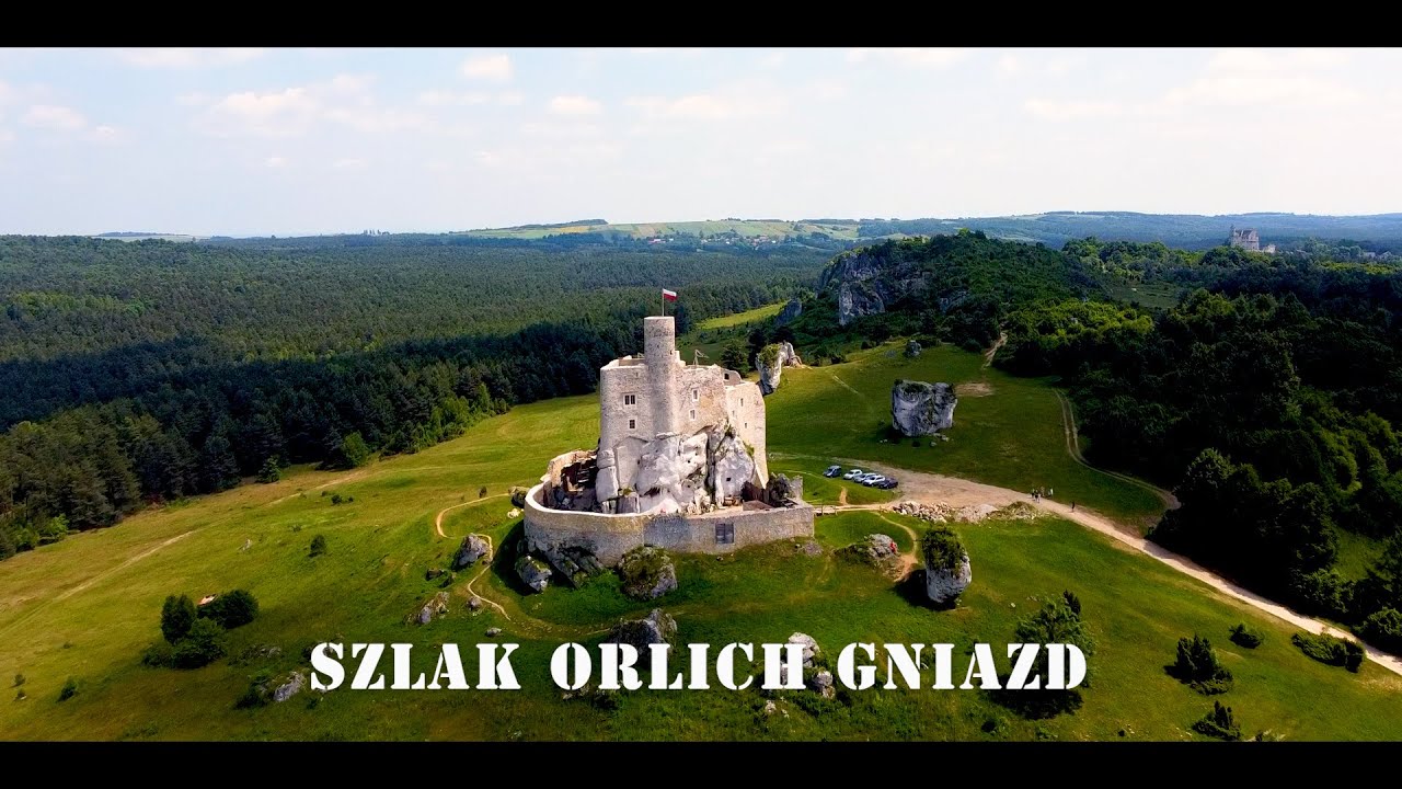 Szlak Orlich Gniazd 8 Średniowiecznych Zamków z Drona 4K  2023/8 Royal Castles in  Poland from Drone
