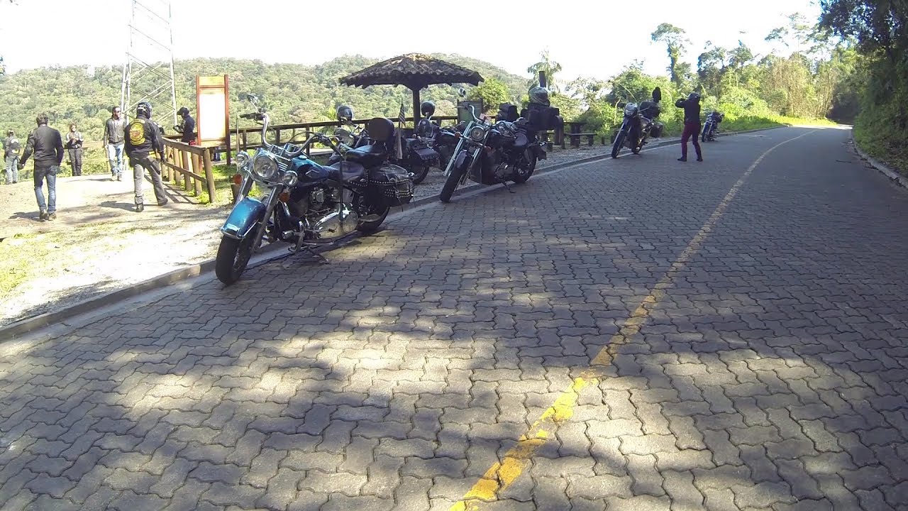 Delicioso passeio de moto pela Serra da Macaca, SP.